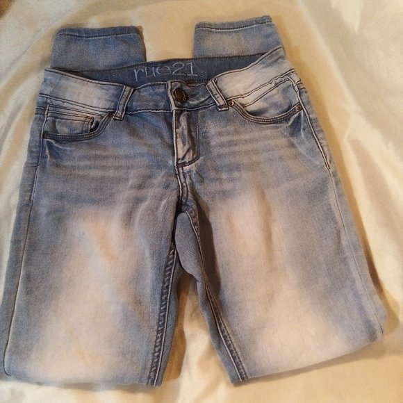 "Rue 21" Freedom Flex Jeggings Size 1/2 Fits like a 3/4 - Picture 3 of 12